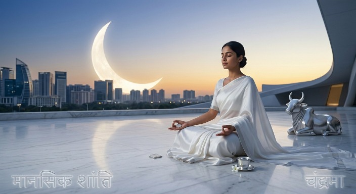 मानसिक शांति का ज्योतिषीय रहस्य: चंद्रमा को मजबूत कर तनाव से मुक्ति पाएं